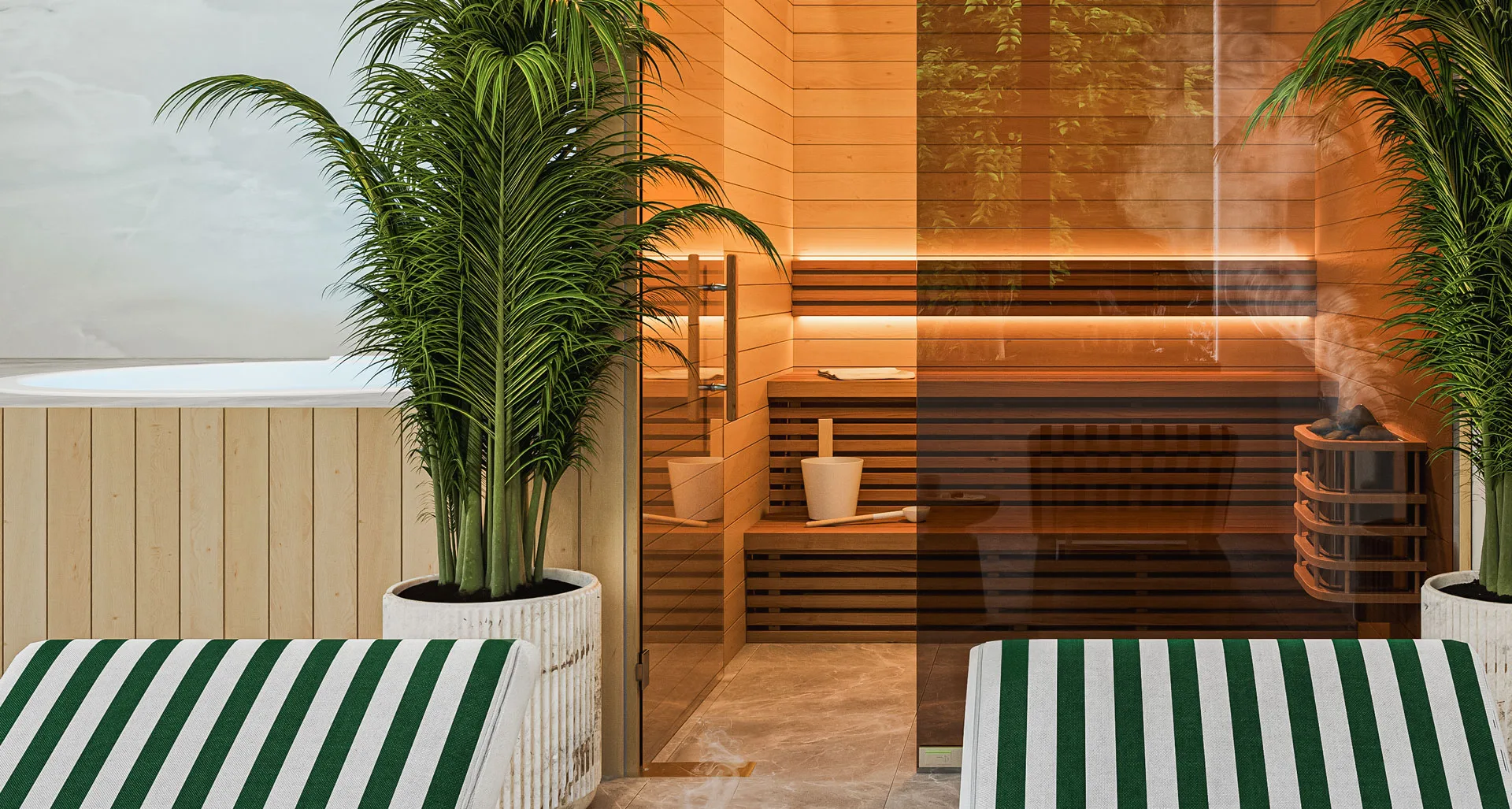 Un havre de détente absolue avec spa complet